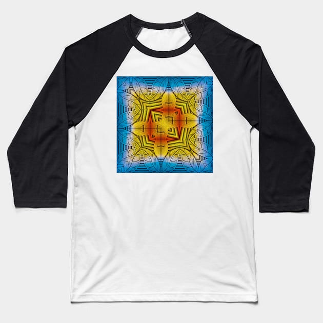 design inspired by nature in square composition Baseball T-Shirt by mister-john